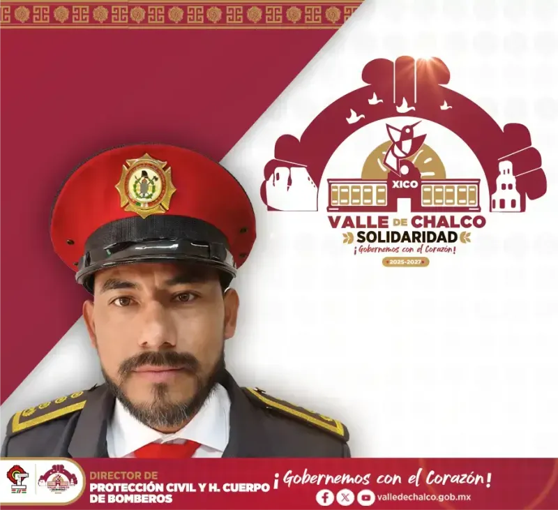 Foto de LIC. JUAN ERNESTO ARREDONDO RIOS, DIRECTOR DE PROTECCIÓN CIVIL Y H. CUERPO DE BOMBEROS