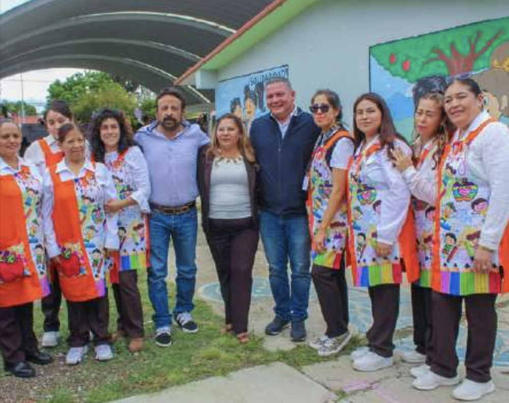 BANDERAZO DE INICIO DE OBRA, PREESCOLAR ‘NICOLÁS ROMERO’